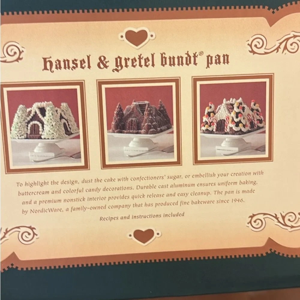 Williams Sonoma Festive Hansel & Gretel Bundt Pan